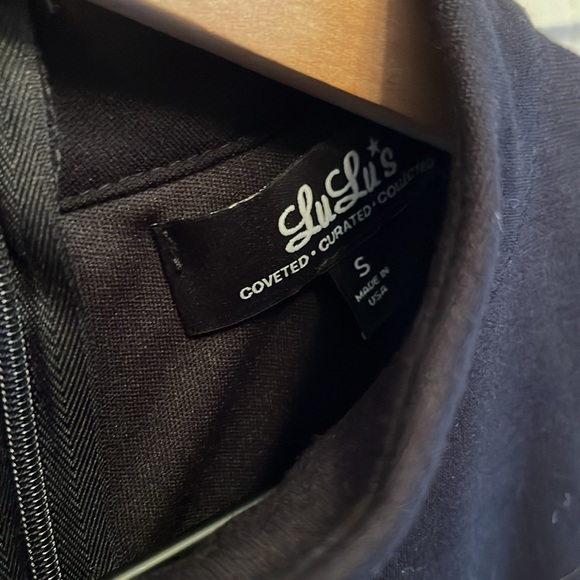 Lulus Black short Dress Keyhole - Size Small - Picture 4 of 5